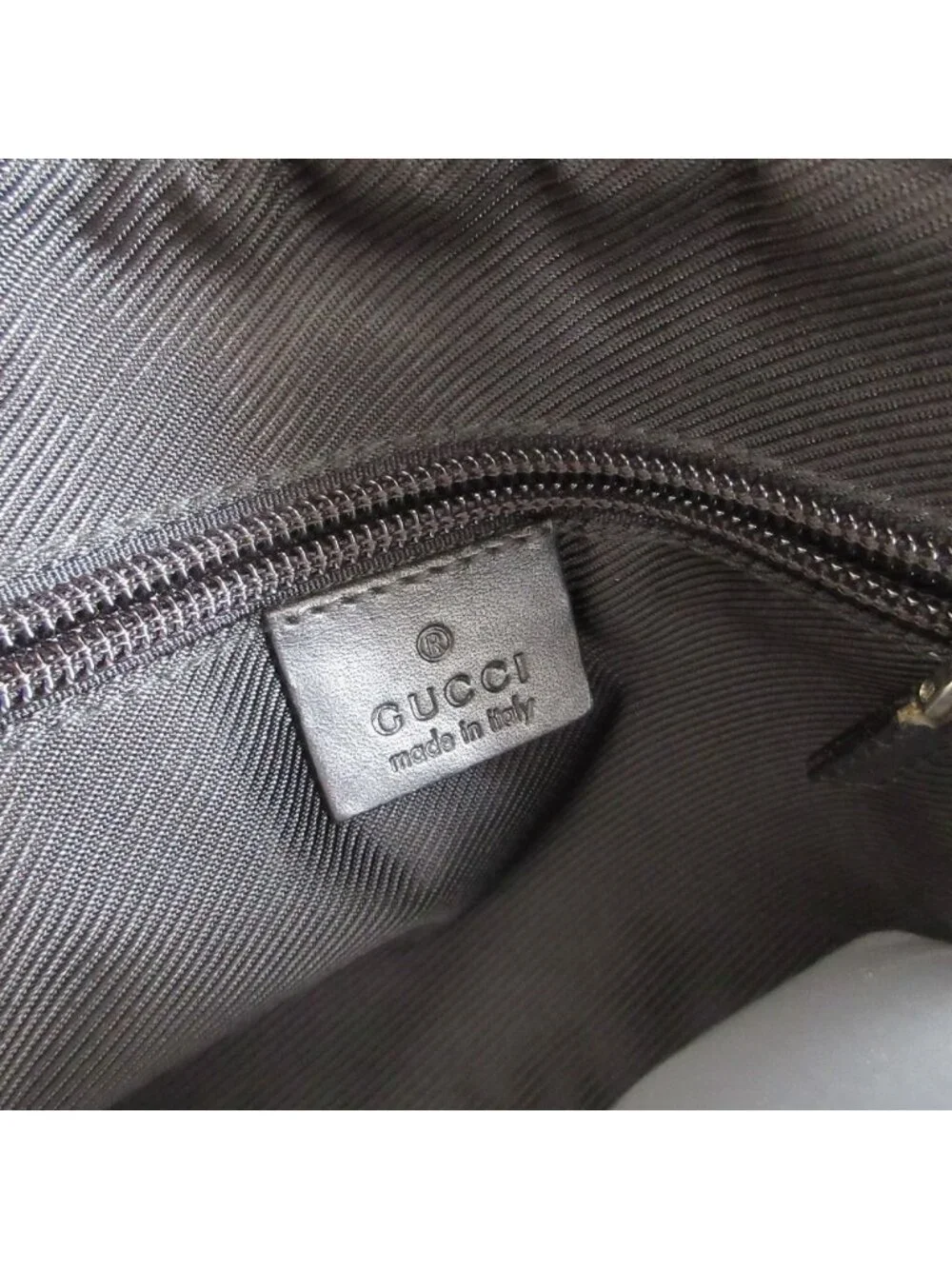 Gucci Second GG Pattern Canvas Clutch Mini Black